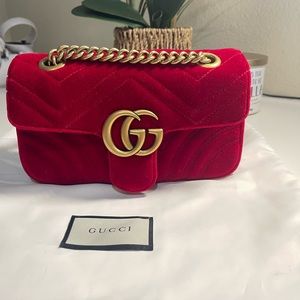 Gucci GG Marmont velvet Matelasse